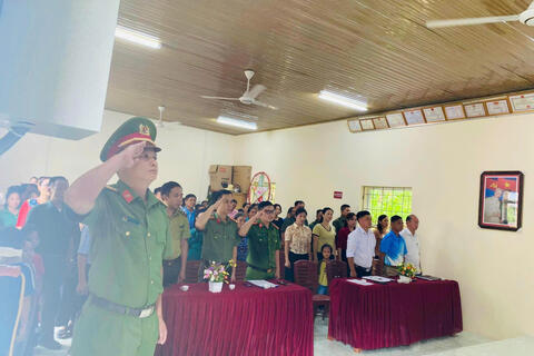 XÃ TÂN LẬP TỔ CHỨC NGÀY HỘI TỔ NGÀY CHỨC NGÀY HỘI TOÀN DÂN BẢO VỆ AN NINH TỔ QUỐC NĂM 2024